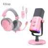 FIFINE Gaming Headset with Microphone Kit - Ultimate Audio Experience for PC, MAC, PS4/5