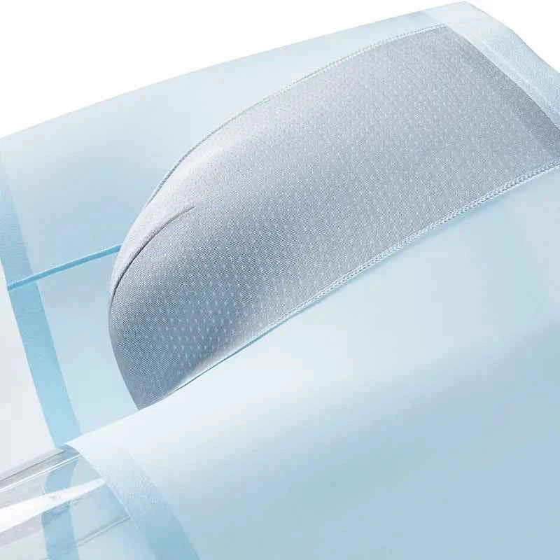 MiiOW 4Pcs Ice Silk Men's Panties 10A Antibacterial Mesh Mens Underwear Boxers Seamless Breathable Man Underpants Boxers Trunks