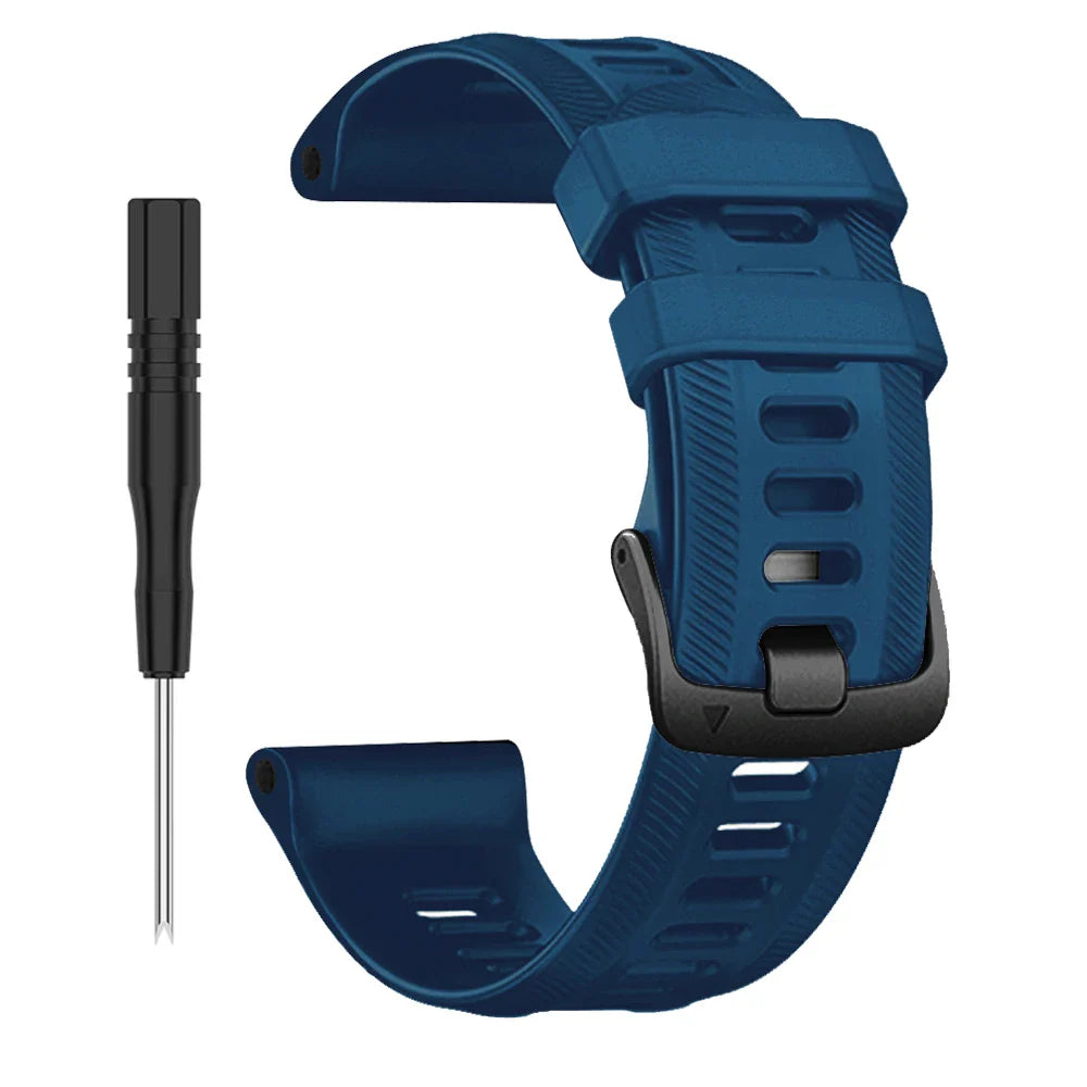 Sports Silicone Strap for the Garmin Forerunner Series - 22mm (10 different colours available) Habicare