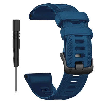 Sports Silicone Strap for the Garmin Forerunner Series - 22mm (10 different colours available) Habicare