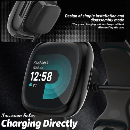 Full Cover Watch Case for the Fitbit Versa 3 Habicare