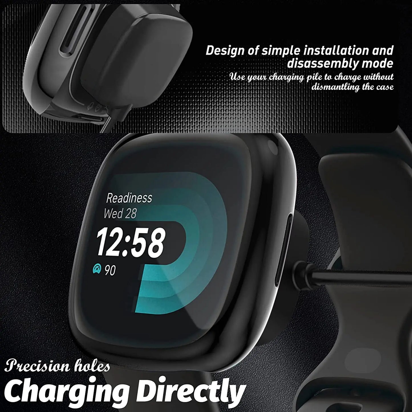 Full Cover Watch Case for the Fitbit Sense 2 Habicare
