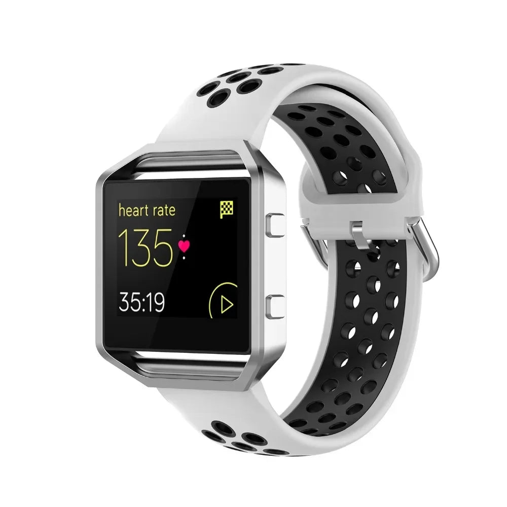 Silicone Sport Strap for the Fitbit Blaze/Versa/Versa 2/Lite Series (15 colours available) Habicare