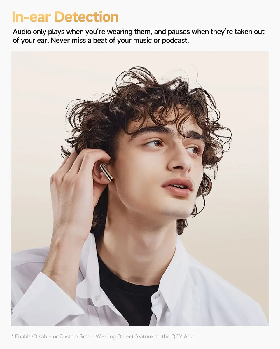 QCY MeloBuds Pro ANC Earphones with 46dB Hybrid ANC, 6 Mics, Hi-Res LDAC, and 34H Playtime - ShopHub