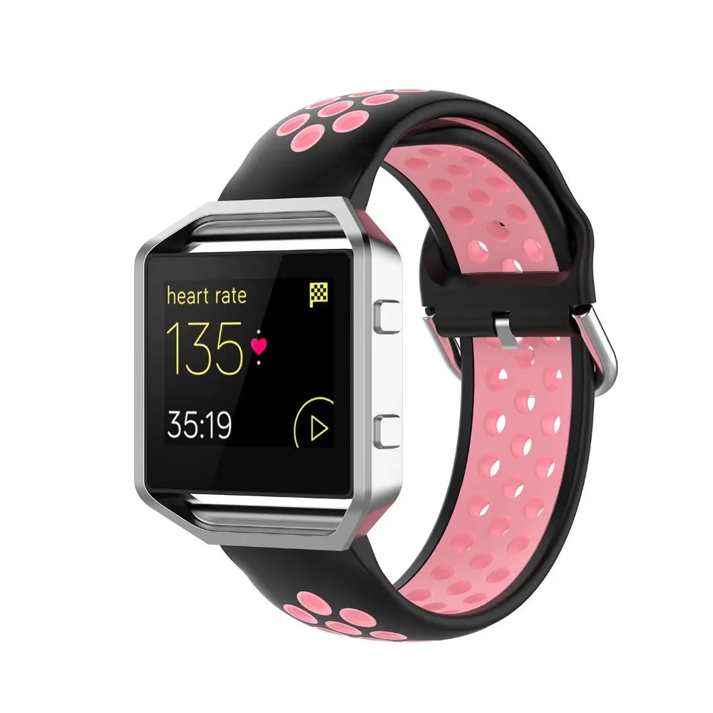 Silicone Sport Strap for the Fitbit Blaze/Versa/Versa 2/Lite Series (15 colours available) Habicare