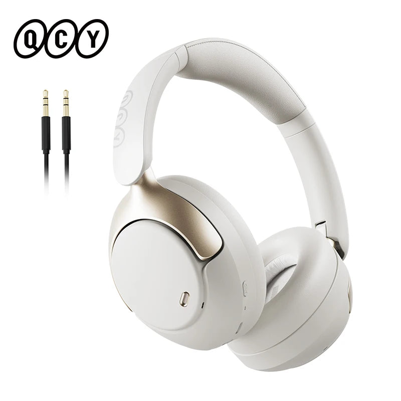 QCY H3 PRO ANC Bluetooth Headphones with 50dB Active Noise Cancelling and 55H Playtime - ShopHub