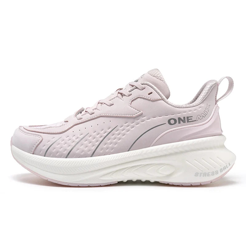 ONEMIX Black Leather Training Running Shoes