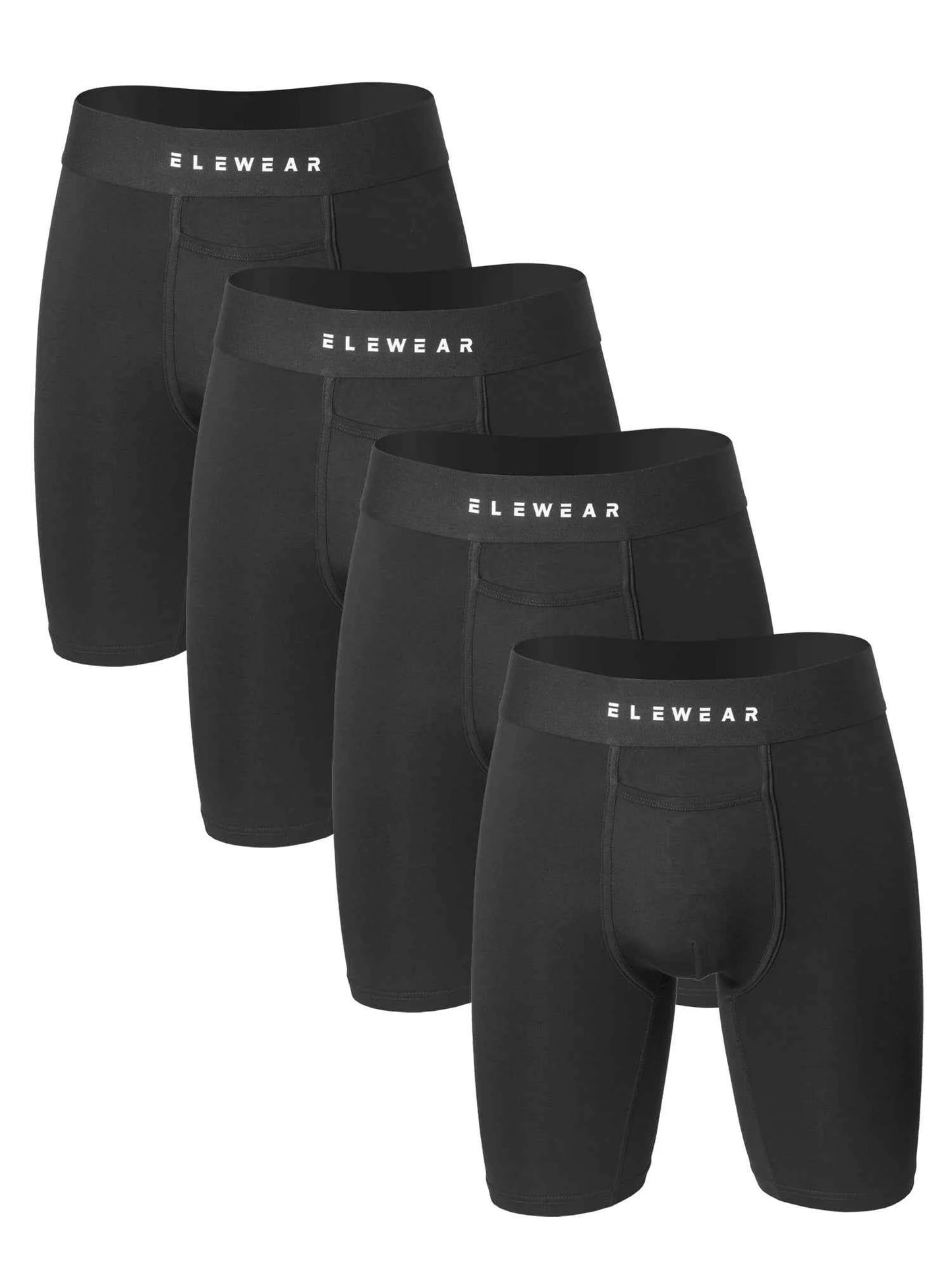 4pcs Men Modal Underwear - Breathable Boxershorts with Opening for Comfort and Style