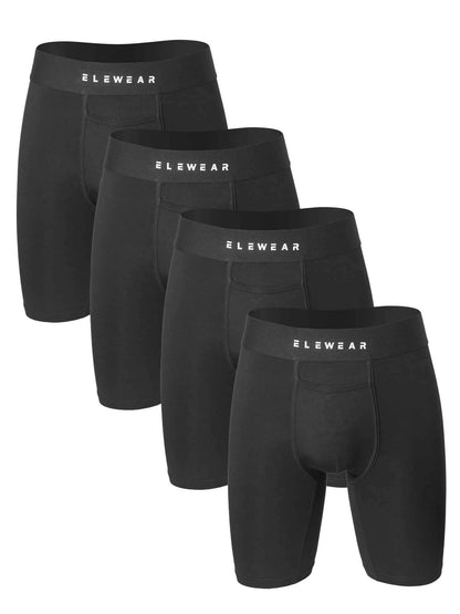 4pcs Men Modal Underwear - Breathable Boxershorts with Opening for Comfort and Style