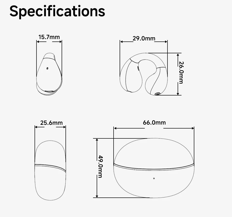 QCY Crossky C30 Wireless Earphones - Bluetooth 5.4 TWS Sports Earbuds with Dual-Connection and Waterproof Design - ShopHub