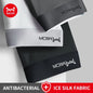 MiiOW Ice Silk Men Underwear - 3Pcs Breathable Boxer Shorts - ShopHub