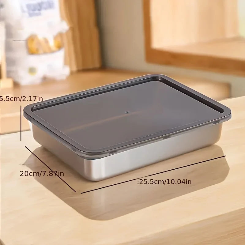 5pc Stainless Steel Food Storage Containers Set - ShopHub