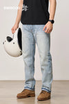 SIMWOOD High Standard Loose Straight 14.3oz Selvedge Denim Jeans