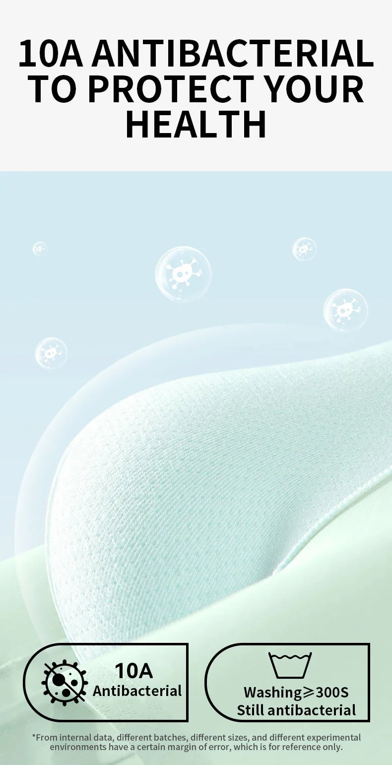 MiiOW Silky Ice Silk Men's Underwear - 3Pcs Antibacterial Seamless Breathable Boxers - ShopHub