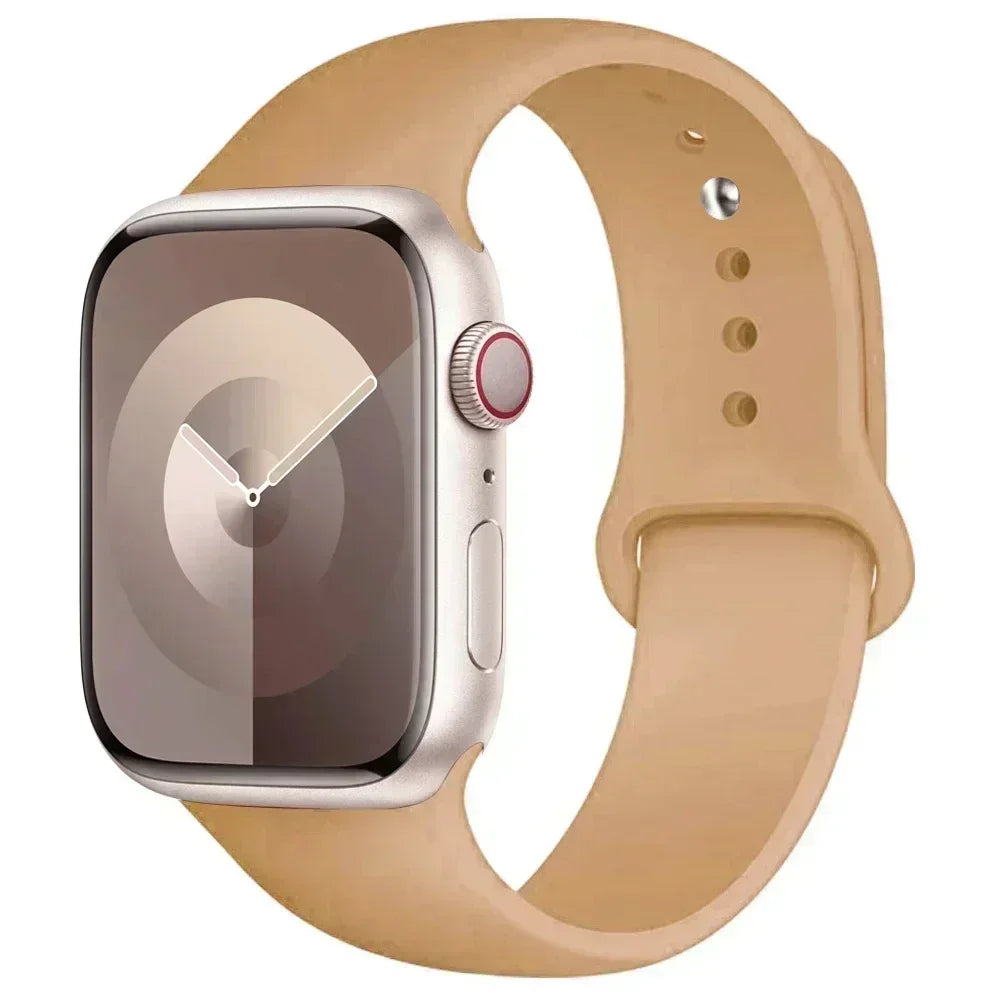 Silicone Replacement Strap for Apple Watch Series (38mm - 42mm) (available in 45 colours) Habicare