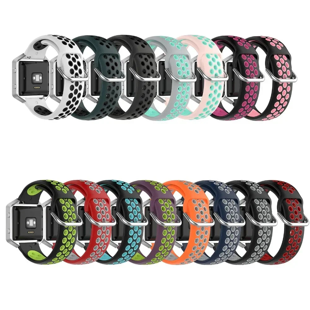 Silicone Sport Strap for the Fitbit Blaze/Versa/Versa 2/Lite Series (15 colours available) Habicare