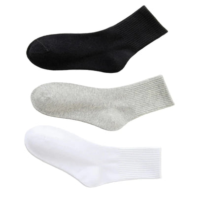 Cotton Sport Socks – 5 Pairs (Ages 3–13) (5 colours available) Habicare