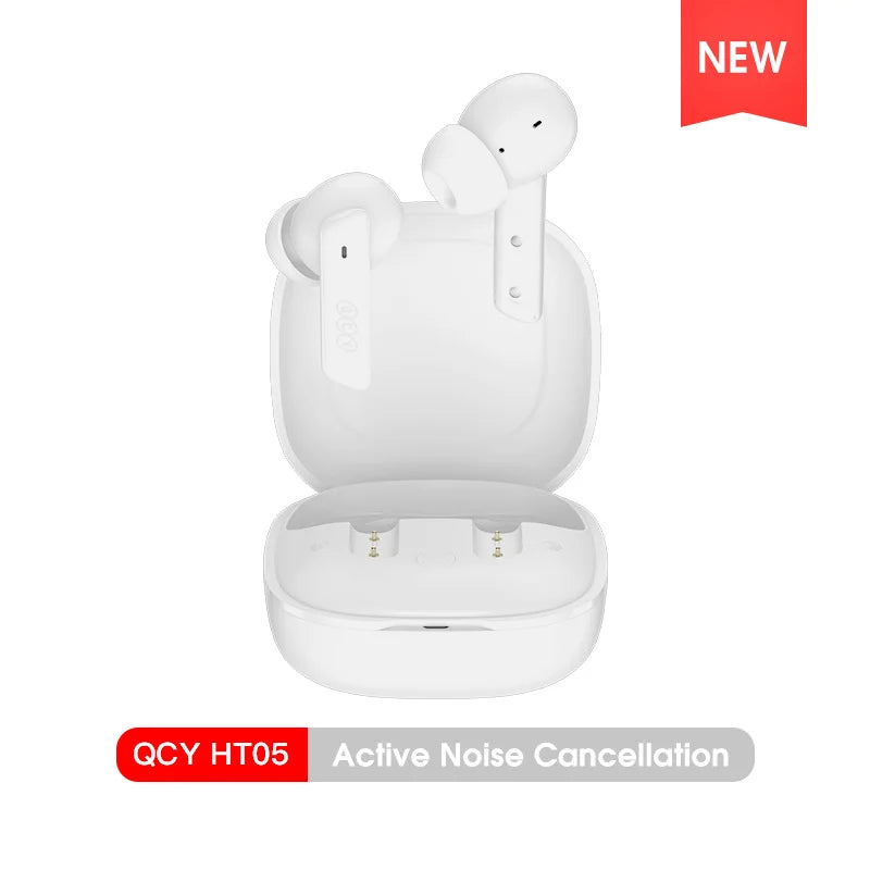 QCY HT05 ANC Wireless Earbuds - TWS Bluetooth 5.2 with 40dB Active Noise Cancellation and In-Ear Mics - ShopHub