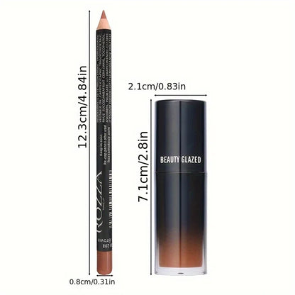 2pcs/Set Smooth Lip Liner
