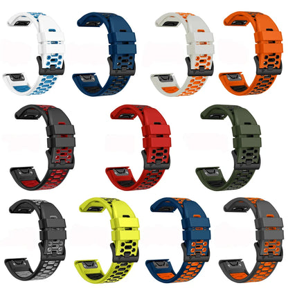 Quick Fit Silicone Strap for the Garmin Fenix 8 (51mm)(available in 12 colours) Habicare