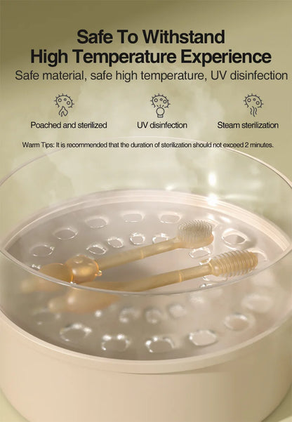Dr.Isla 3-In-1 Baby Silicone Tongue Brush