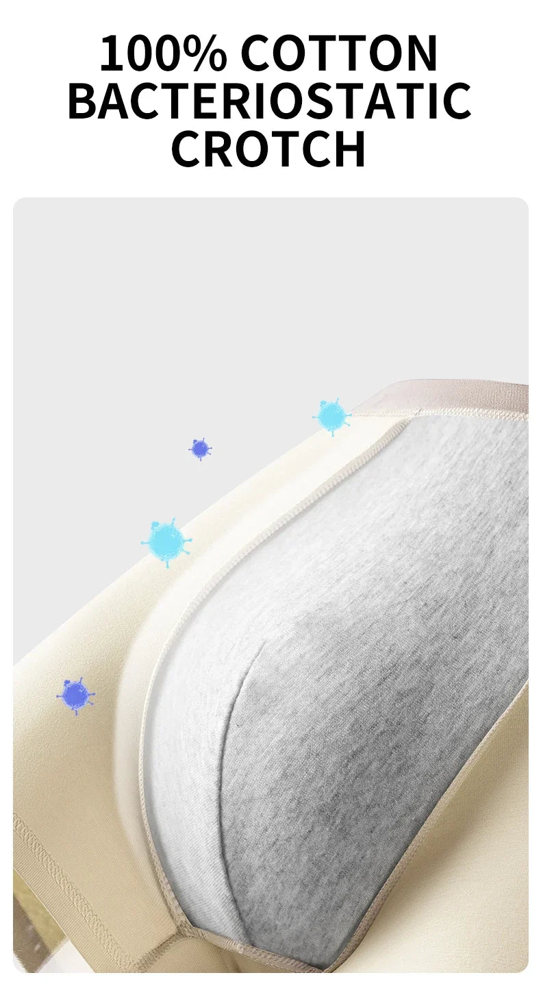 MiiOW 4Pcs Cotton Men's Underwear Soft Antibacterial U-shaped Crotch Breathable Boxer Briefs - ShopHub