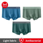Experience Unmatched Comfort with MiiOW Silk Boxer Briefs – 3-Pack of Traceless Lightweight Antibacterial Men's Underwear