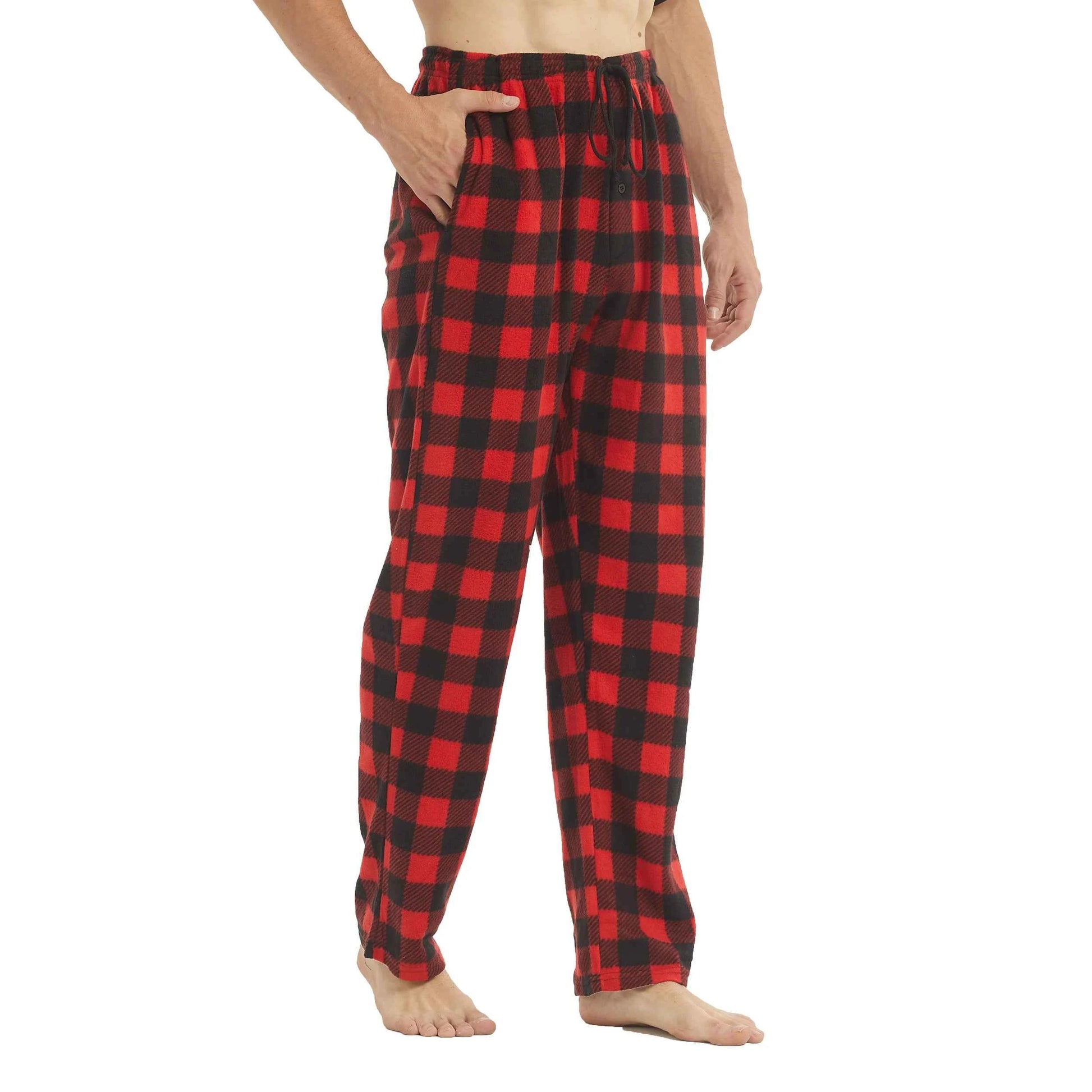 Comfortable Men's Fleece Pajama Pants - Soft, Warm, and Stylish Lounge Wear