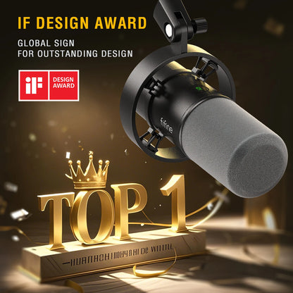 Enhance Your Audio Experience with the FIFINE Dynamic Microphone K688