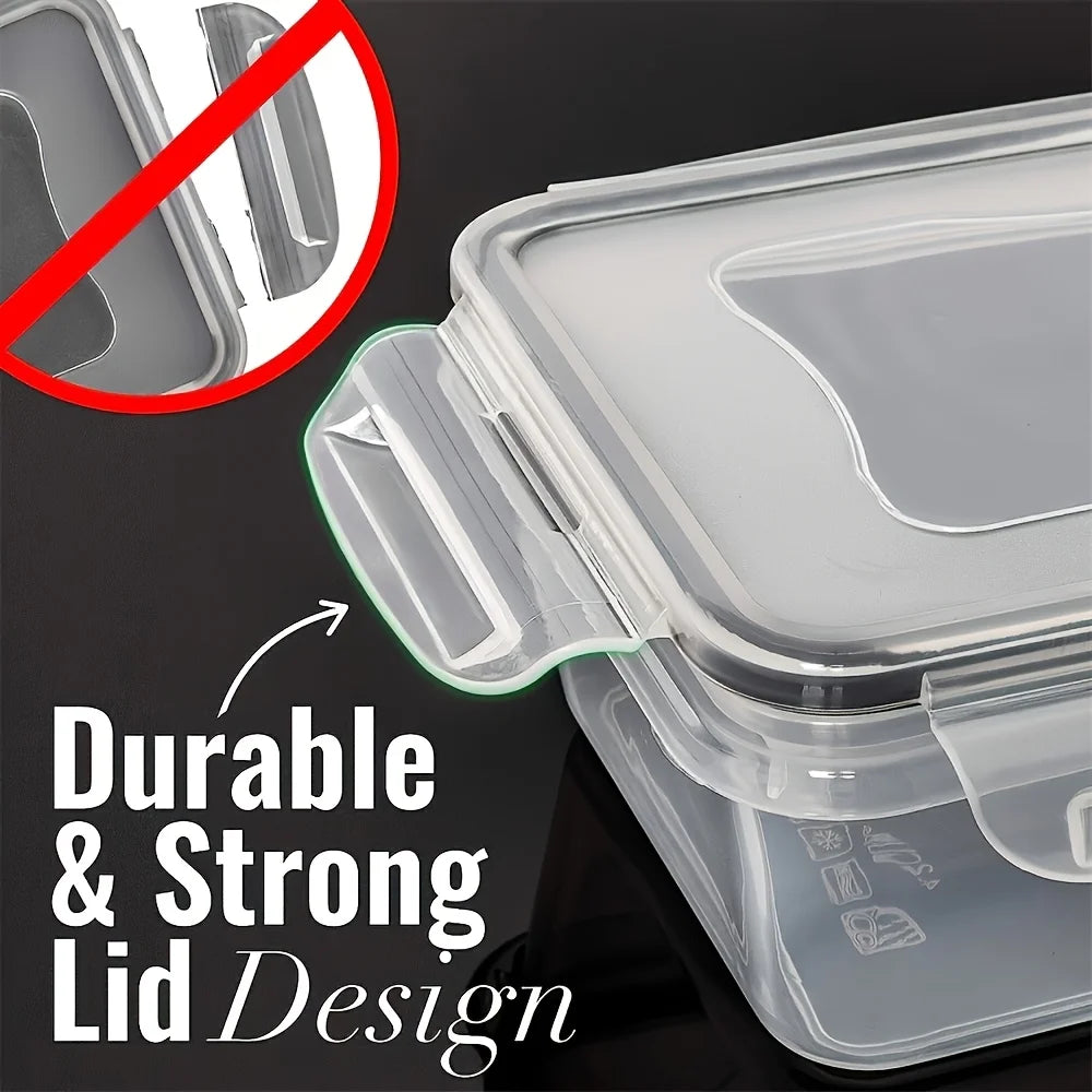 8-PC BPA-Free Airtight Food Containers with Locking Lids - ShopHub