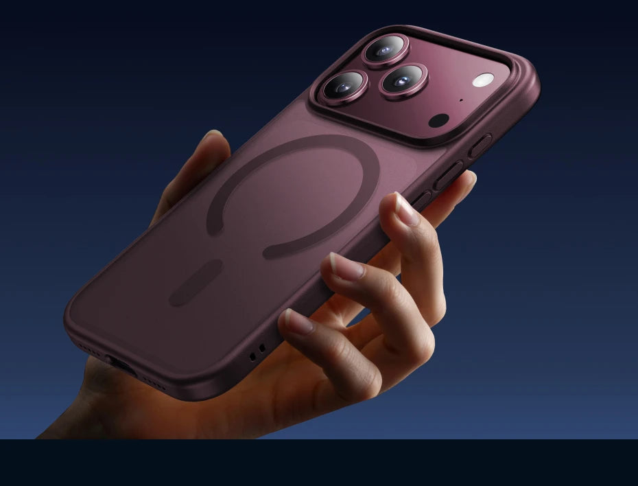 UGREEN Claret Magnetic Case for iPhone 18, 17, Pro Max Case