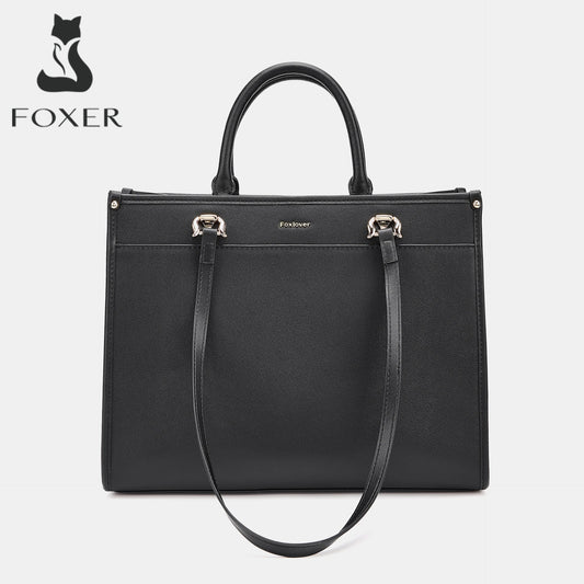 FOXER Luxury Large Capacity Tote Bag for Women