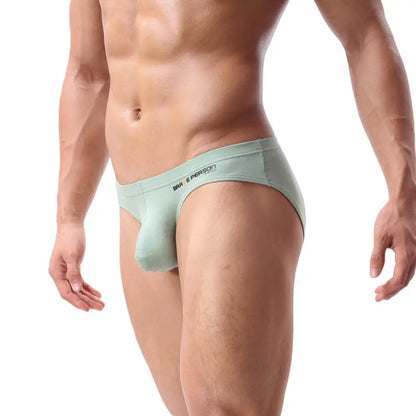 BRAVE PERSON Sexy Men's Briefs Cotton Underwear U Convex Pouch Low Waist - ShopHub
