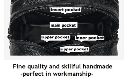 ZOOLER First Layer Genuine Leather Women Leather Backpack Black Travel Computer School Bags College Girl Hot#SC1728