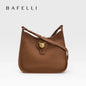 BAFELLI Natural Cattle Leather Bucket Bag