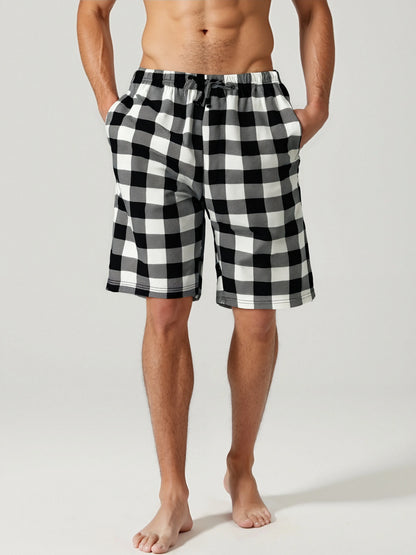 Stylish and Comfortable Men's Summer Pajama Shorts for Blissful Nights