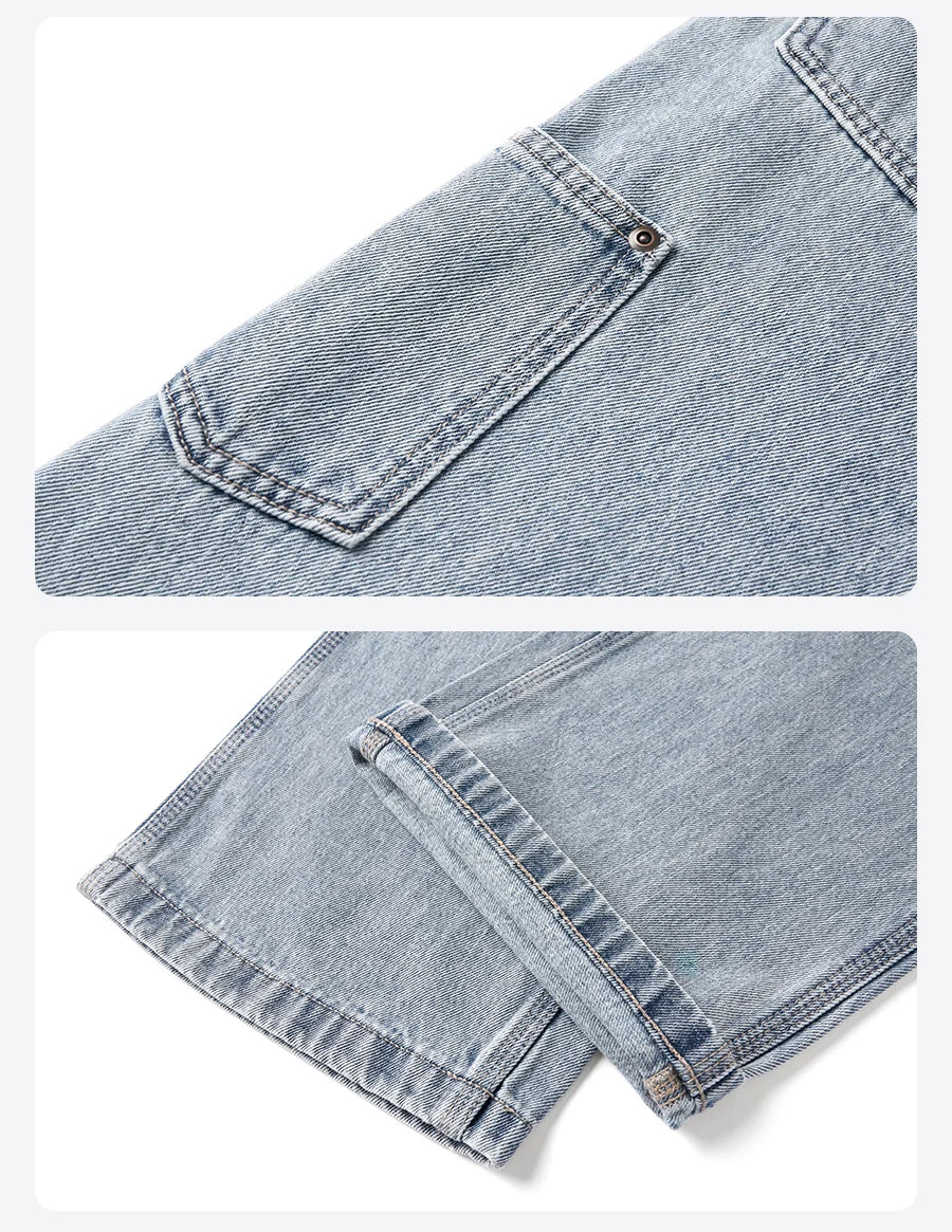 SIMWOOD 11oz Loose Relax Logging Jeans