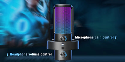 FIFINE Ampligame A8 PLUS USB Microphone - Elevate Your Streaming and Gaming Experience