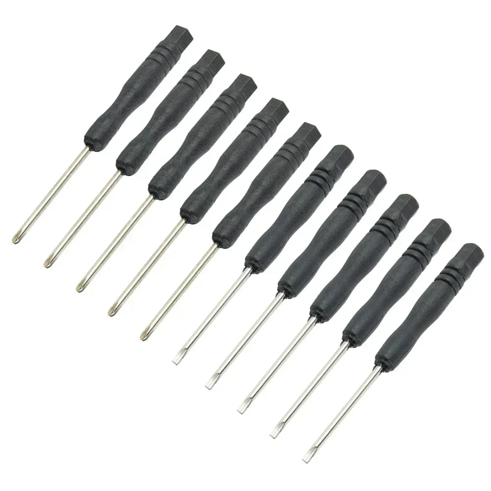 Mini Slotted & Cross Screwdriver Set – 3,22"  / 2mm (10Pcs) Habicare