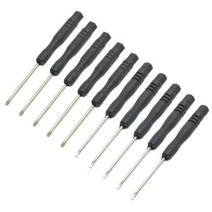Mini Slotted & Cross Screwdriver Set – 3,22"  / 2mm (10Pcs) Habicare