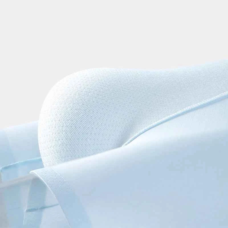 MiiOW Men's Ice Silk Boxer Briefs - 3Pcs Antibacterial Breathable Underwear