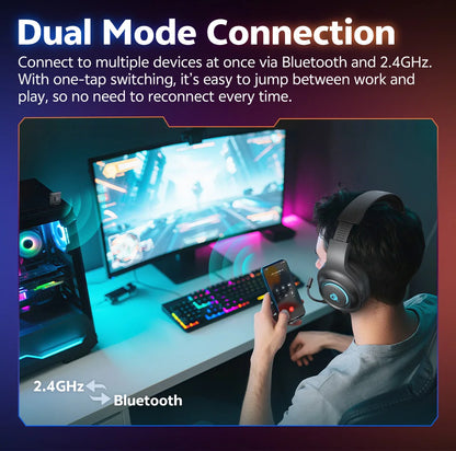 QCY Heroad V200 Gaming Headset - ShopHub
