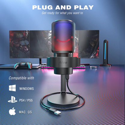 Elevate Your Sound Quality with the FIFINE USB Microphone A8 for Recording and Streaming