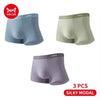 MiiOW Men's Modal Boxer Shorts — Antibacterial Breathable 3-Pack