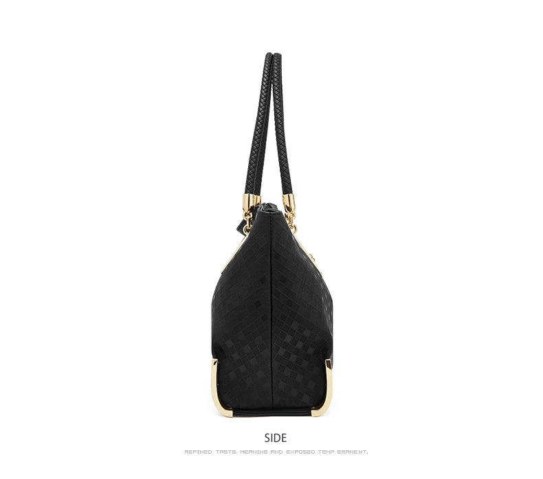 FOXER Genuine Leather Lady's Handbag Elegant Luxury Design Women Shoulder Bag Large Capacity Tote Bag Best Gift for Mom,Wife