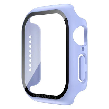 Habicare TWS protective case for Apple Watch Series 7, 8, and 9 (45mm) showing a sleek black cover on a smartwatch.