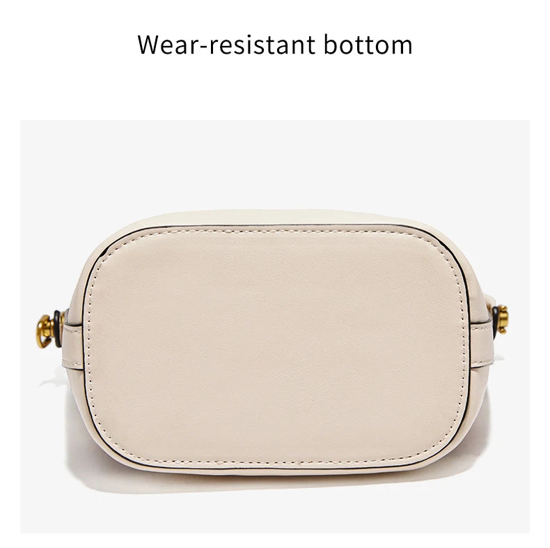 FOXER PU Leather Stylish Women's Dating Handbag Premium Commuter Messenger Shoulder Bag Lady Office Prints Bucket Crossbody Bags