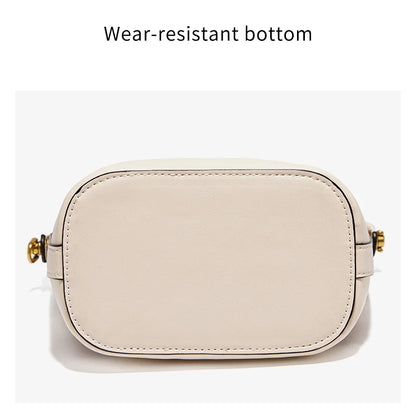 FOXER PU Leather Stylish Women's Dating Handbag Premium Commuter Messenger Shoulder Bag Lady Office Prints Bucket Crossbody Bags