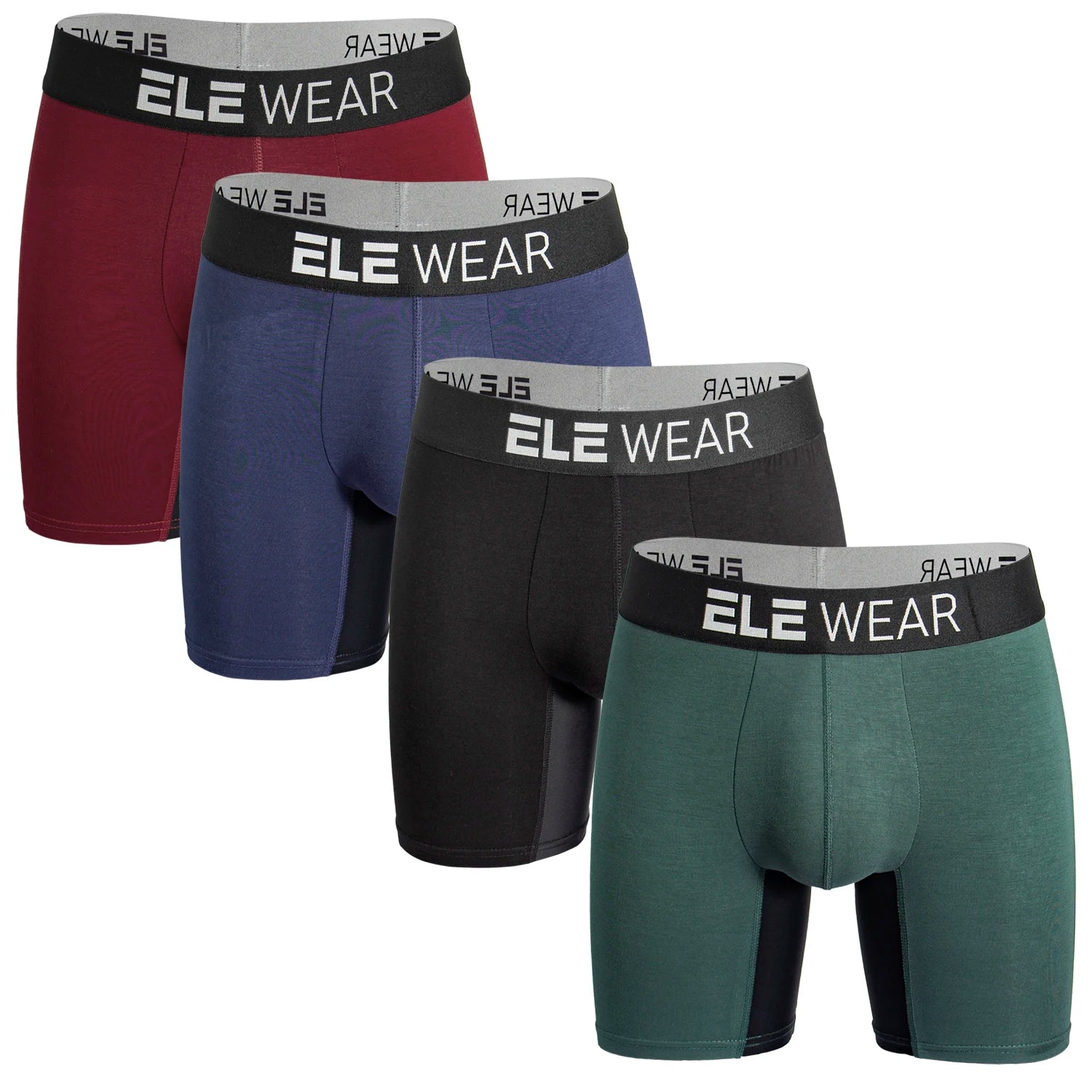 4 Pcs Bamboo Men Underwear - Breathable Boxershorts - ShopHub