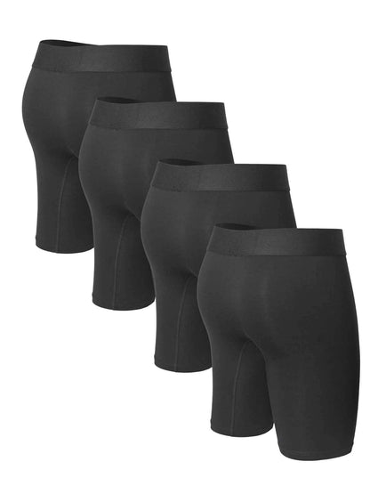 4pcs Men Modal Underwear - Breathable Boxershorts with Opening for Comfort and Style